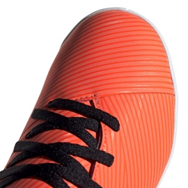 Buty piłkarskie adidas Nemeziz 19.4 In Jr EH0506 wielokolorowe pomarańcze i czerwienie 3