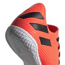 Buty piłkarskie adidas Nemeziz 19.4 In Jr EH0506 wielokolorowe pomarańcze i czerwienie 6