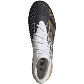 Buty piłkarskie adidas Predator Mutator 20.1 Sg M FW9183 białe złoty, biały 1