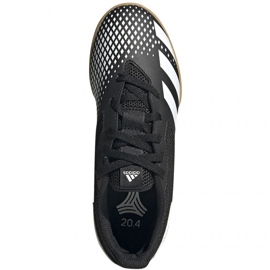 Buty piłkarskie adidas Predator 20.4 In Sala Jr FW9224 czarne wielokolorowe 1