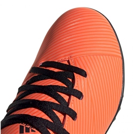 Buty piłkarskie adidas Nemeziz 19.4 Tf Jr EH0503 wielokolorowe pomarańczowe 3