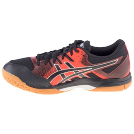 Buty Asics Gel-Rocket 9 M 1071A030-003 czarne pomarańczowe 1