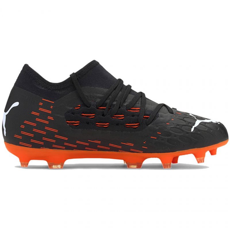 Buty piłkarskie Puma Future 6.3 Netfit Fg Ag Jr 106201 01 wielokolorowe czarne 1
