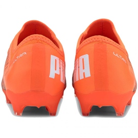 Buty piłkarskie Puma Ultra 3.1 Fg Ag Jr 106098 01 wielokolorowy, pomarańczowy pomarańcze i czerwienie 4