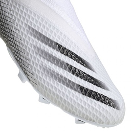Buty piłkarskie adidas X Ghosted.3 Ll Fg Jr EG8151 wielokolorowe białe 1