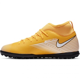 Buty piłkarskie Nike Mercurial Superfly 7 Club Tf Jr AT8156 801 żółty/biały żółcie 2
