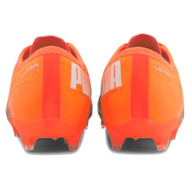 Buty piłkarskie Puma Ultra 1.1 Fg Ag Jr 106097 01 wielokolorowe pomarańcze i czerwienie 4