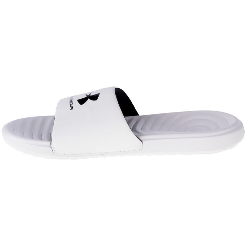 Klapki Under Armour Ansa Fixed Slides 3023761-103 białe 1