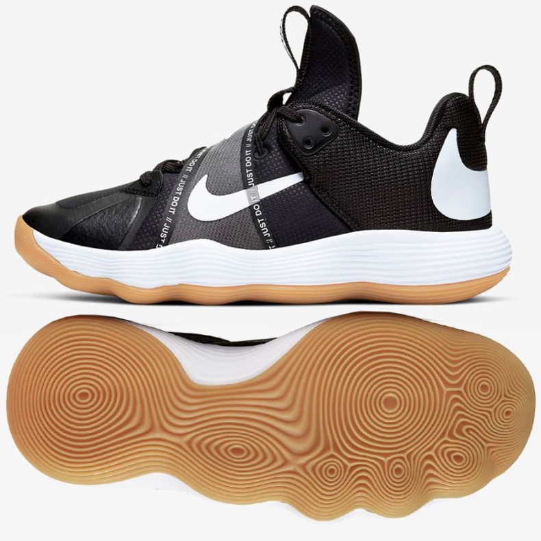 Buty siatkarskie Nike React HyperSet CI2955010-S czarne czarne 1