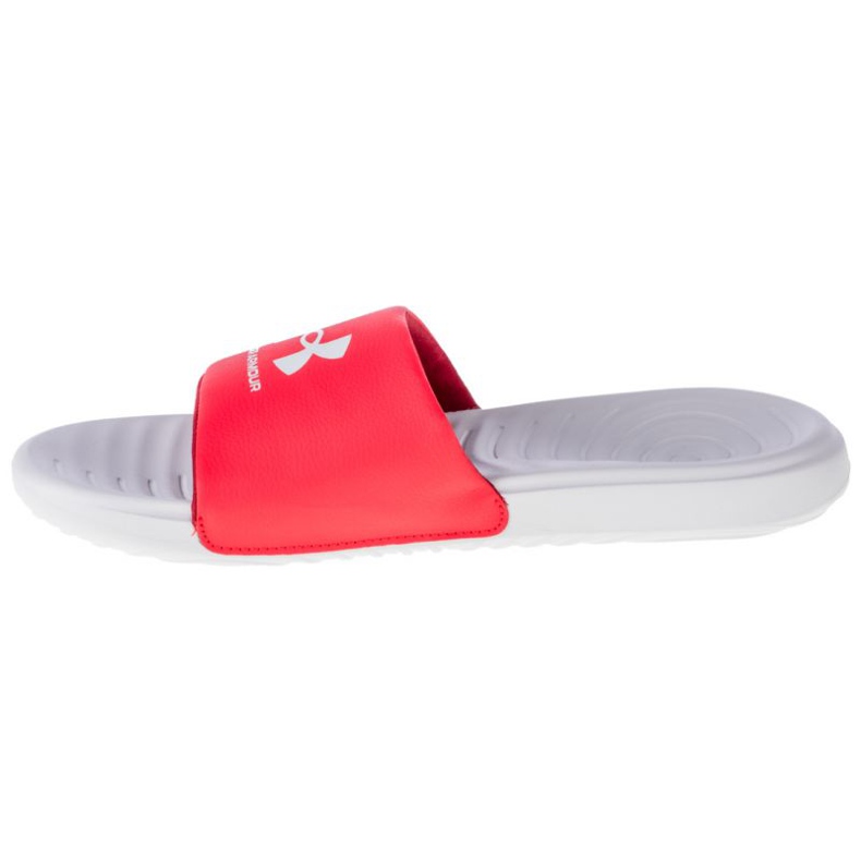 Klapki Under Armour Ansa Fixed Slides 3023761-104 czerwone 1