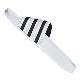 Klapki adidas Adilette M 280648 białe czarne 6