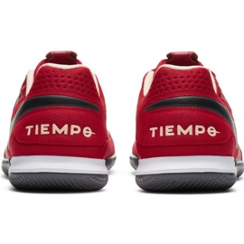 Buty piłkarskie Nike Tiempo Legend 8 Academy Ic M AT6099 608 czerwone pomarańcze i czerwienie 4