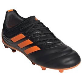 Buty piłkarskie adidas Copa 20.1 Fg Jr EH0887 czarne pomarańczowy, czarny, pomarańczowy 1