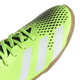 Buty piłkarskie adidas Predator 20.3 In Junior EH3028 wielokolorowe zielone 3