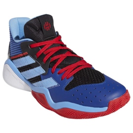 Buty do koszykówki adidas Harden Steapback M FW8482 wielokolorowe niebieskie 3