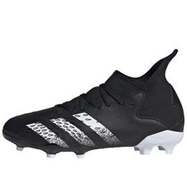 Buty piłkarskie adidas Predator Freak .3 Fg Jr FY1031 wielokolorowe czarne 1