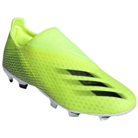 Buty piłkarskie adidas X Ghosted.3 Ll Fg M FW6969 wielokolorowe żółcie 4