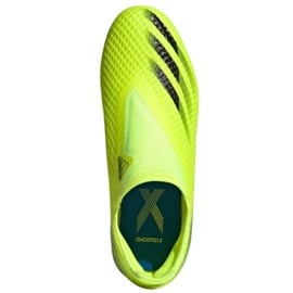 Buty piłkarskie adidas X Ghosted.3 Ll Fg Jr FW6978 żółte wielokolorowe 3