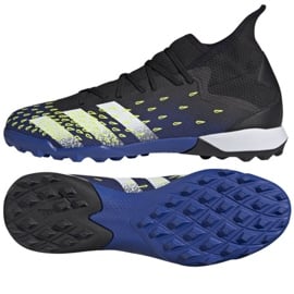Buty piłkarskie adidas Predator Freak.3 Tf M FY0623 czarne niebieskie 1