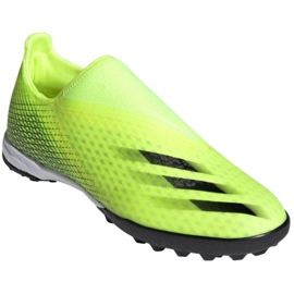 Buty piłkarskie adidas X Ghosted.3 Ll Tf M FW6971 wielokolorowe żółte 4