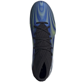 Buty piłkarskie adidas Nemeziz.3 In M FW7409 niebieskie biały, niebieski, czarny 2