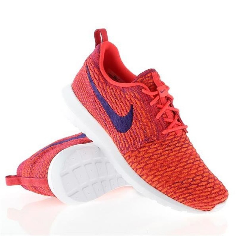 Buty Nike Flyknit Rosherun M 677243-600 czerwone 2