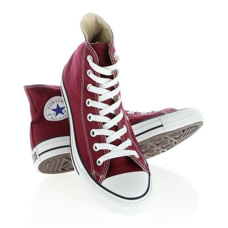 Trampki Converse Chuck Taylor Hi M9613 białe czerwone 1