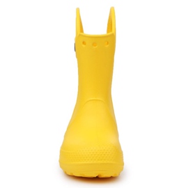 Buty Crocs Handle It Rain Boot Jr 12803-730 żółte 2