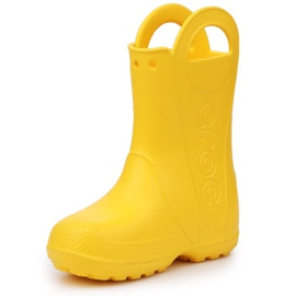 Buty Crocs Handle It Rain Boot Jr 12803-730 żółte 3