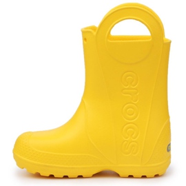 Buty Crocs Handle It Rain Boot Jr 12803-730 żółte 4
