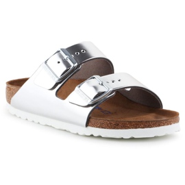 Klapki Birkenstock Arizona Bs 1005961 srebrny 1