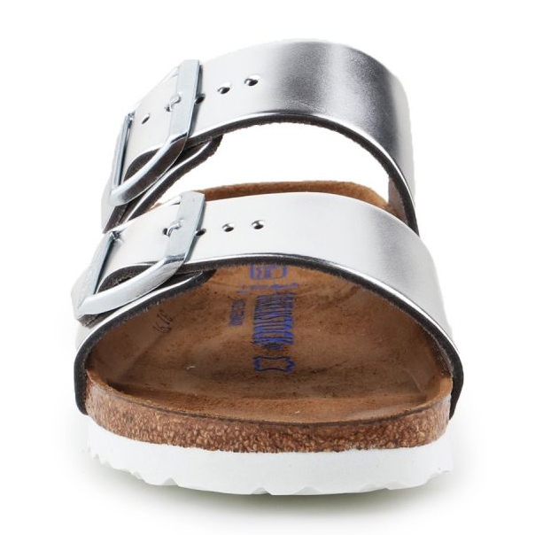 Klapki Birkenstock Arizona Bs 1005961 srebrny 2