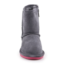 Buty zimowe BearPaw Emma Toddler Zipper 608TZ-903 Charcoal Pomberry szare 2