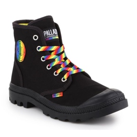 Buty Palladium Pampa Pride Black/Rainbow W 76521-054-M czarne 1