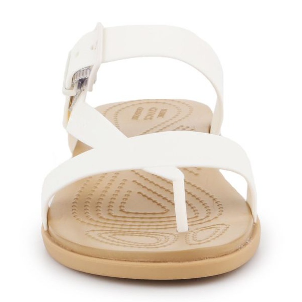 Klapki Crocs Tulum Toe Post Sandal W 206108-1CQ białe 2