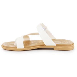 Klapki Crocs Tulum Toe Post Sandal W 206108-1CQ białe 4