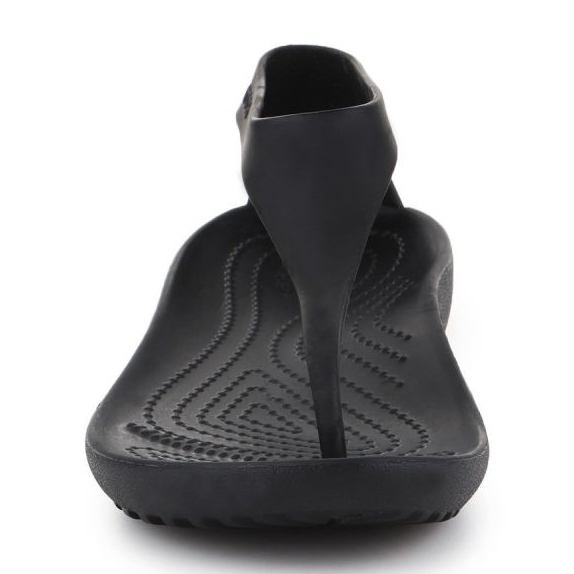 Sandały Crocs Serena Flip W 205468-060 czarne 2