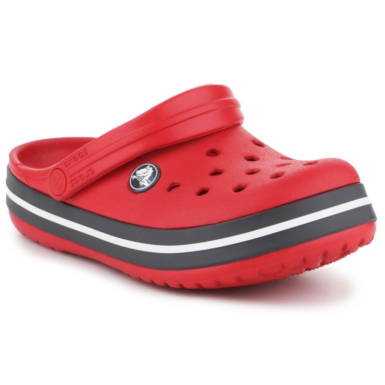 Klapki Crocs Crocband Clog K Jr 204537-6IB czerwone 1