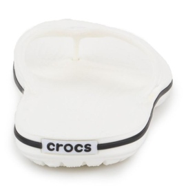 Japonki Crocs Crocband Flip W 11033-100 białe 5
