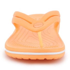 Japonki Crocs Crocband Flip W 206100-801 pomarańczowe 2