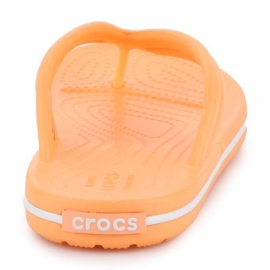 Japonki Crocs Crocband Flip W 206100-801 pomarańczowe 5