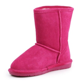 Zimowe buty BearPaw Jr 608Y Pom Berry różowe 3