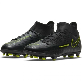 Buty piłkarskie Nike Phantom Gt Club Df FG/MG Jr CW6727-090 czarne czarne 3