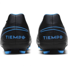 Buty piłkarskie Nike Tiempo Legend 8 Club FG/MG Jr AT5881-090 czarne czarne 1