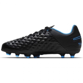 Buty piłkarskie Nike Tiempo Legend 8 Club FG/MG Jr AT5881-090 czarne czarne 8