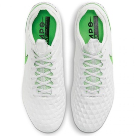 Buty piłkarskie Nike Tiempo Legend 8 Elite Fg M AT5293 030 białe białe 1