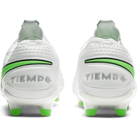 Buty piłkarskie Nike Tiempo Legend 8 Elite Fg M AT5293 030 białe białe 4