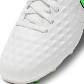Buty piłkarskie Nike Tiempo Legend 8 Club FG/MG Jr AT5881-030 wielokolorowe białe 6