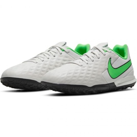 Buty piłkarskie Nike Tiempo Legend 8 Tf Academy Jr AT5736-030 białe czarny, biały/ivory 3