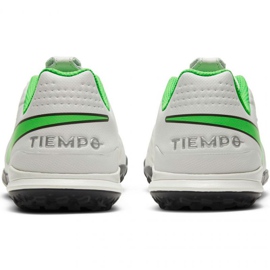 Buty piłkarskie Nike Tiempo Legend 8 Tf Academy Jr AT5736-030 białe czarny, biały/ivory 4